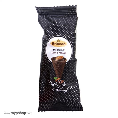 شکلات پذیرایی مخروطی با طعم کاکائو تلخ و بادام بریمون